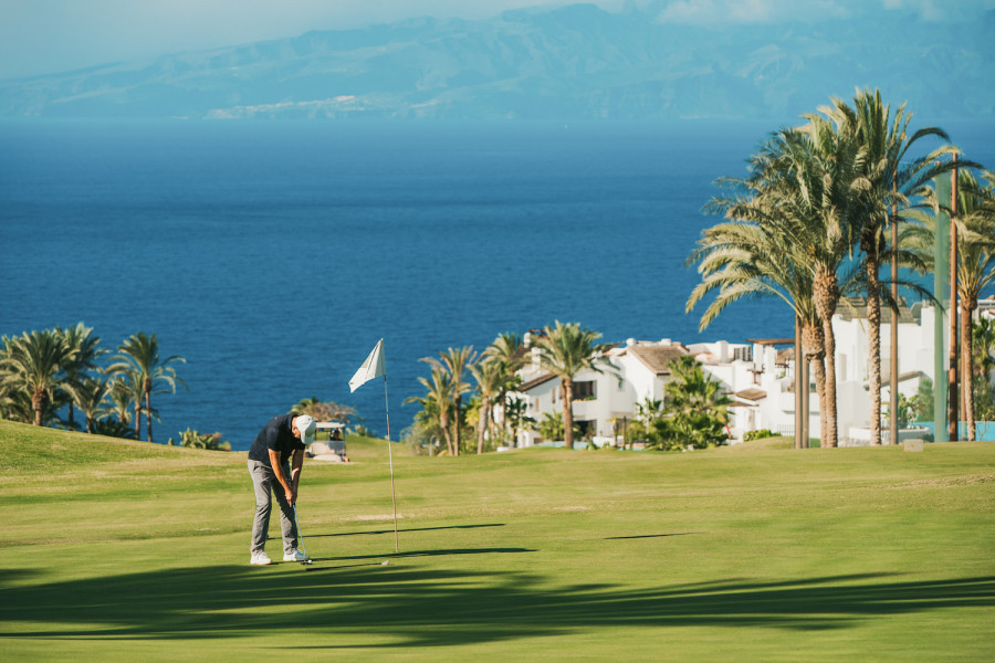 La Gomera from Abama Golf Tenerife