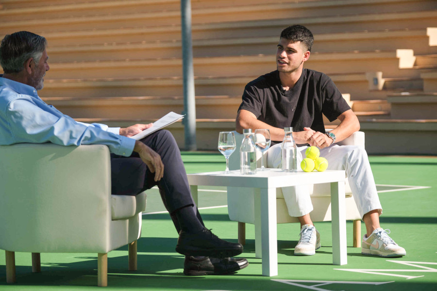 Carlos Alcaraz at Abama Tennis Tenerife