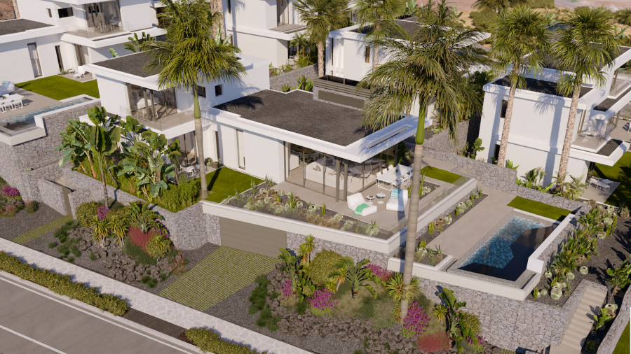 luxury villa with private pool in Tenerife