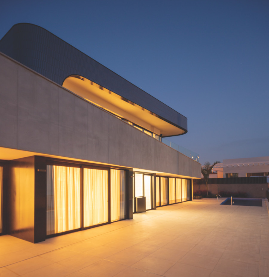 Exterior Custom Villa, night - Tenerife luxury real estate - Abama Resort
