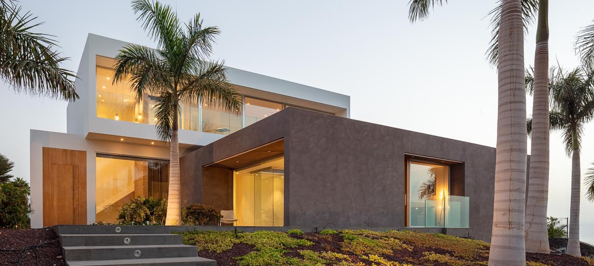 Façade, custom villa - Tenerife luxury real estate plots - Abama Resort