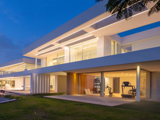 Custom villa, night - Tenerife luxury real estate plots - Abama Resort
